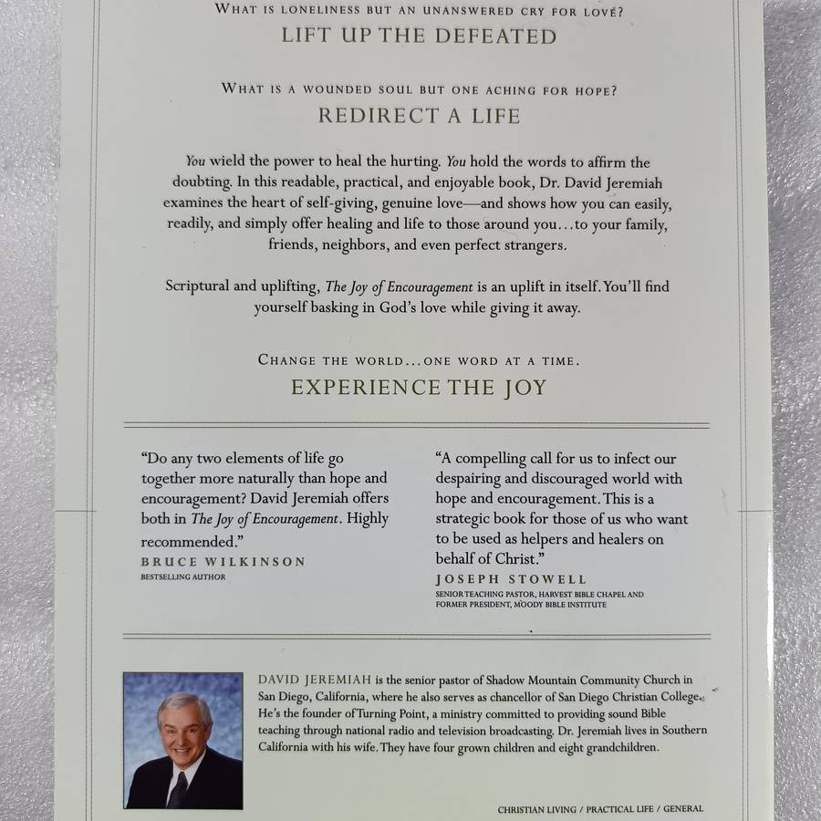 The Joy of Encouragement by David Jeremiah | Healing Power of Kind Words