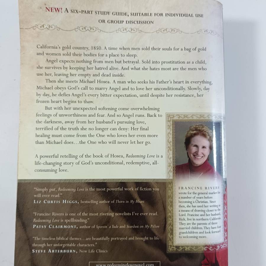 Redeeming Love by Francine Rivers | Christian Historical Romance  Classic Statement of Faith