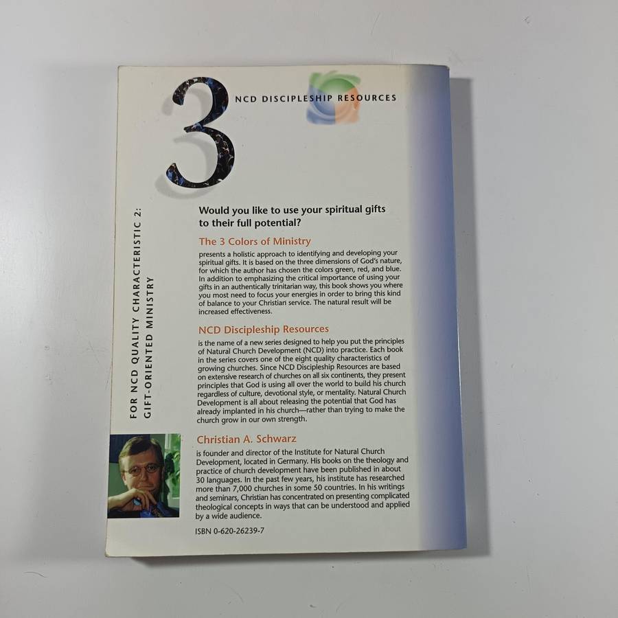 The 3 Colors of Ministry by Christian A. Schwarz | Trinitarian Spiritual Gifts Inventory & Guide