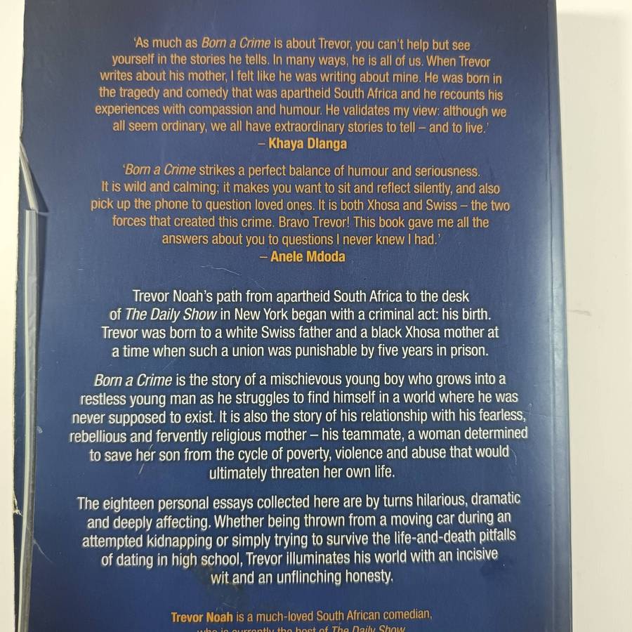 Born a Crime by Trevor Noah | A Childhood in Apartheid South Africa