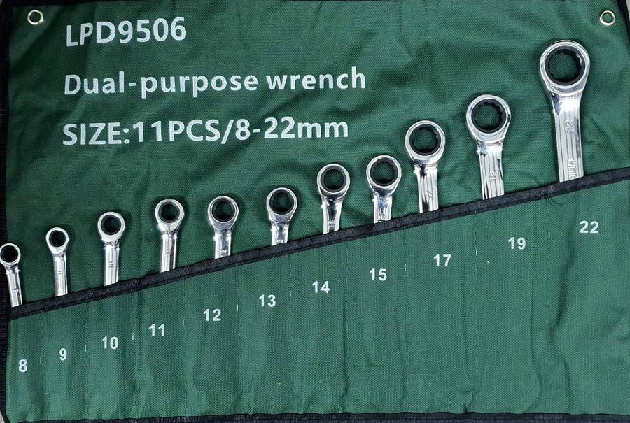 Dual Purpose Wrench Set 8mm to 22mm