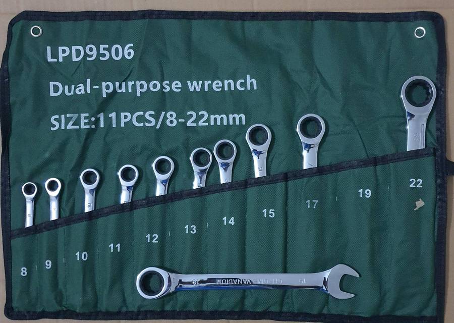 Dual Purpose Wrench Set 8mm to 22mm