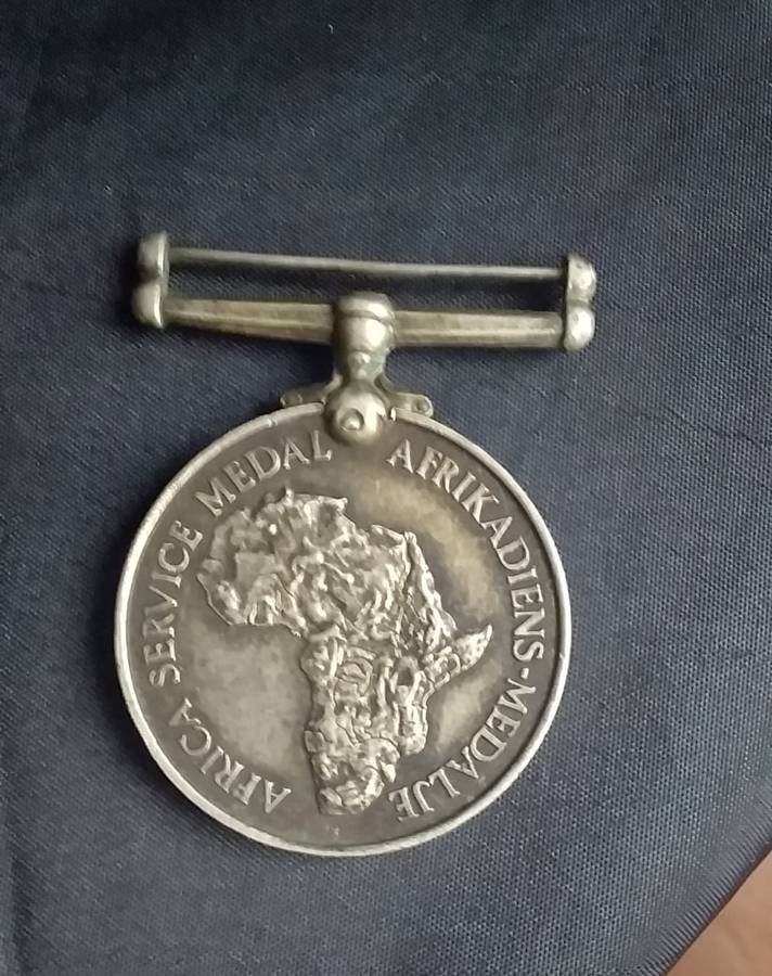 Africa Service Medal - N13110 G. TLADI