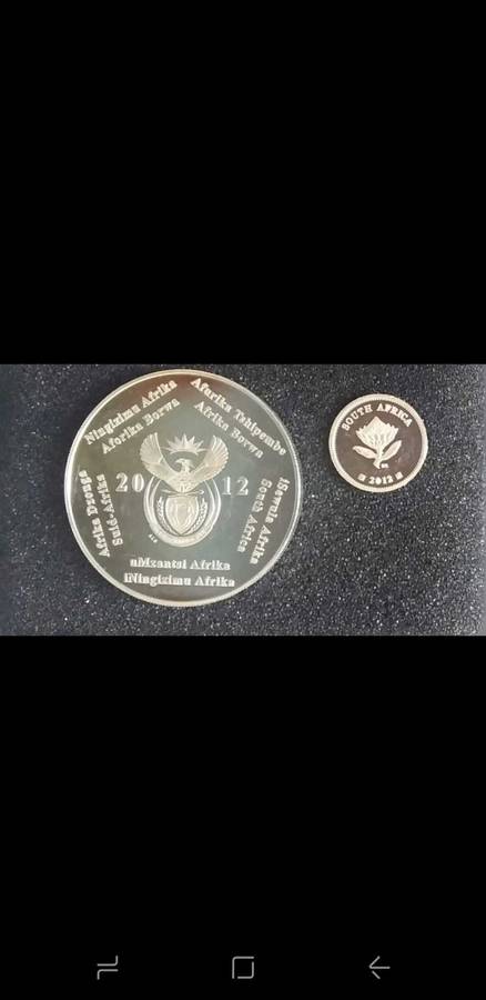 2012 Gautrain - Silver R2 + 2½ c Tickey