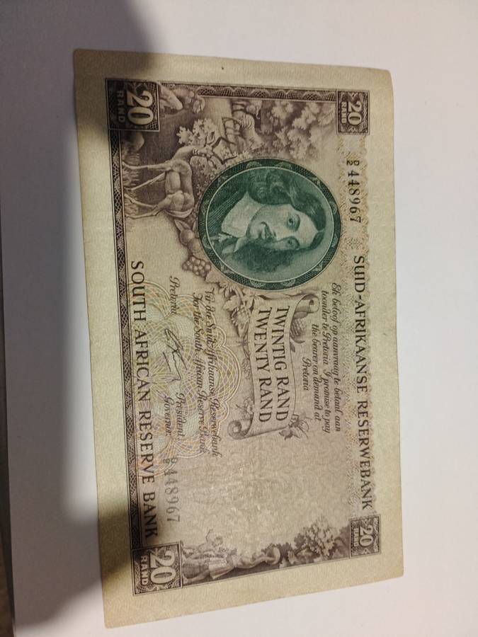 Old twenty rand note