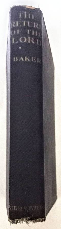 Hardcover 1916. The Return Of The Lord. A Series of Lectures