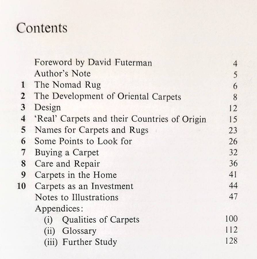 Softcover 1983. Oriental Rugs and Carpets Today