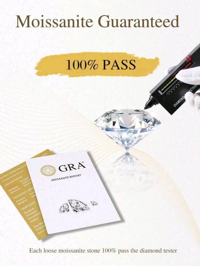 925 Moisenette Diamond earrings 0.5ct