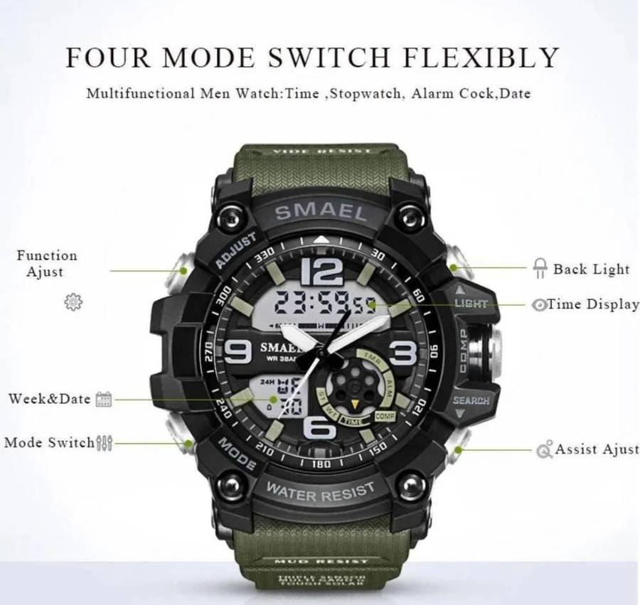 Smael Army tough sport watch
