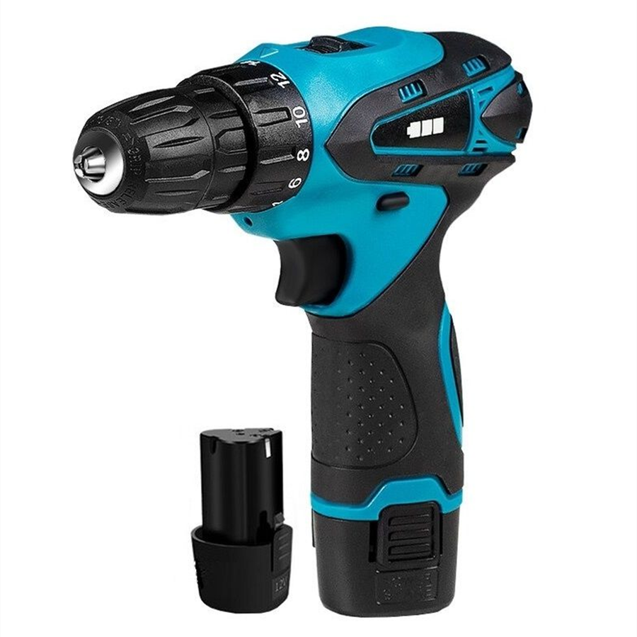 29-piece 18V rechargeable cordless lithium-ion drill set