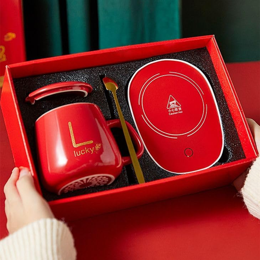 Mug Heater Set Coffee Heating Cup