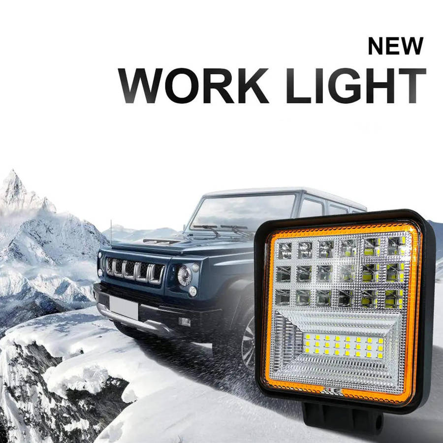 2pcs 126W LED car headlight high brightness spotlight
