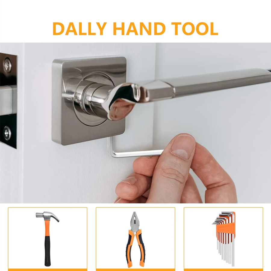 Household Universal Hand Tool Kit Auto Repair Tool Box for Maintenance and DIY Projects