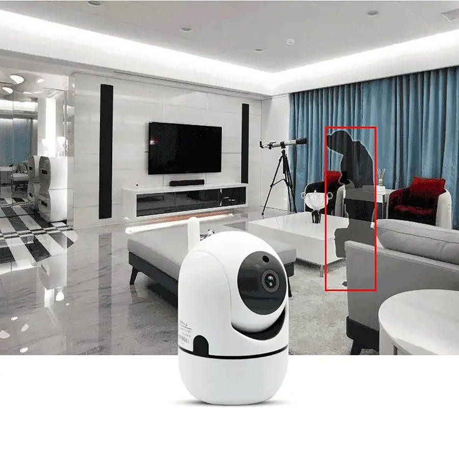 Wifi Nanny Camera IP Wireless Security Camera with HD Night Vision/Two-Way Audio/Motion Detection
