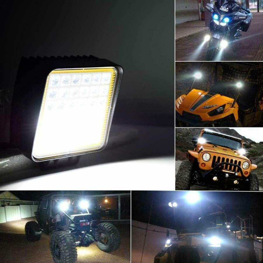 2pcs 126W LED car headlight high brightness spotlight