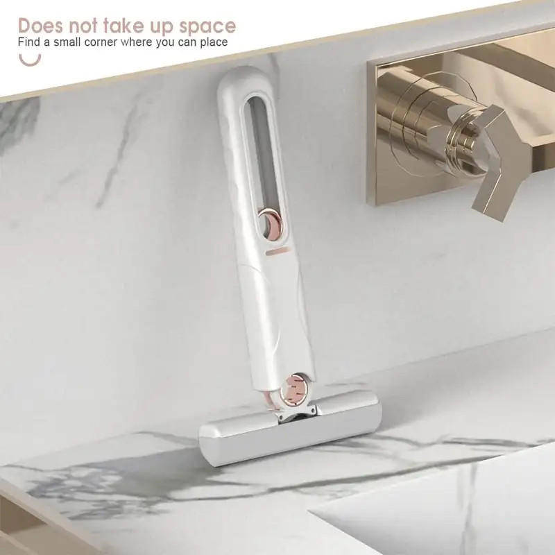 Portable lazy household desktop car glass cleaning mop