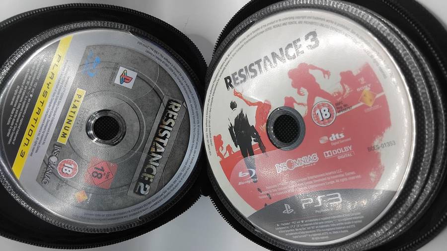 PS3 Game Collection (10 Games, Discs Only) C/W Sony Disc Binder