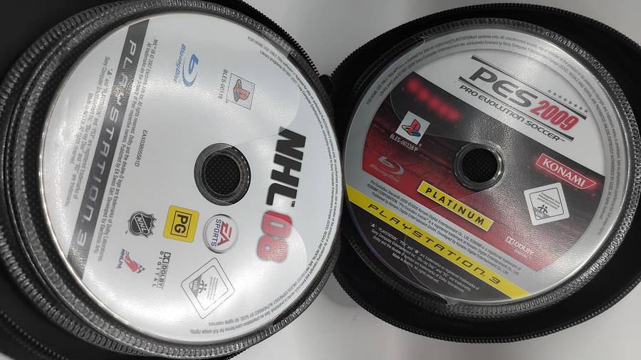 PS3 Game Collection (10 Games, Discs Only) C/W Sony Disc Binder