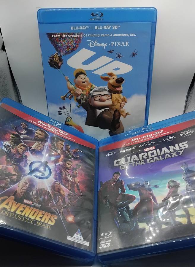 2D/3D Blu-Ray Movies Collection (7 Movies)