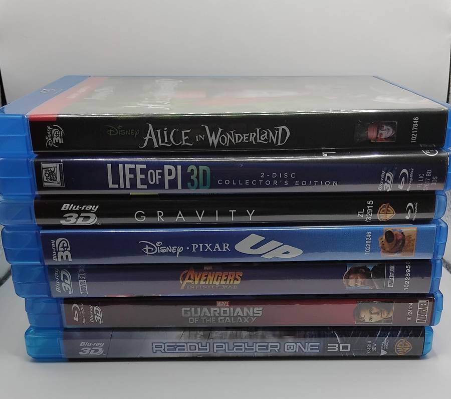 2D/3D Blu-Ray Movies Collection (7 Movies)