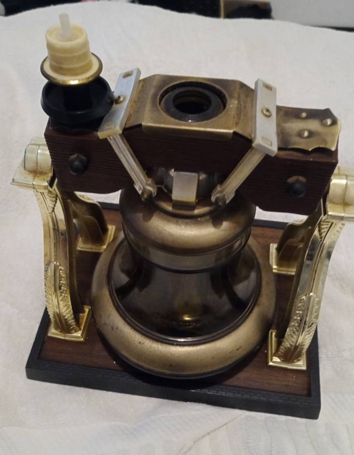 Vintage Collectable Liberty Bell Whisky Musical Decanter. Working