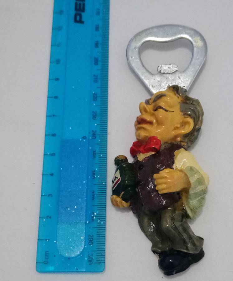 Vintage Collectable Barman Figurant Bottle Opener. Hand Made