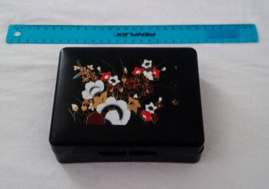 Beautiful Floral Plastic Jewelry Box