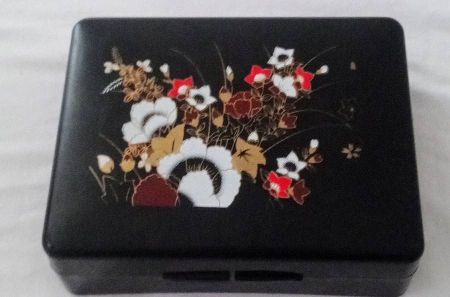 Beautiful Floral Plastic Jewelry Box