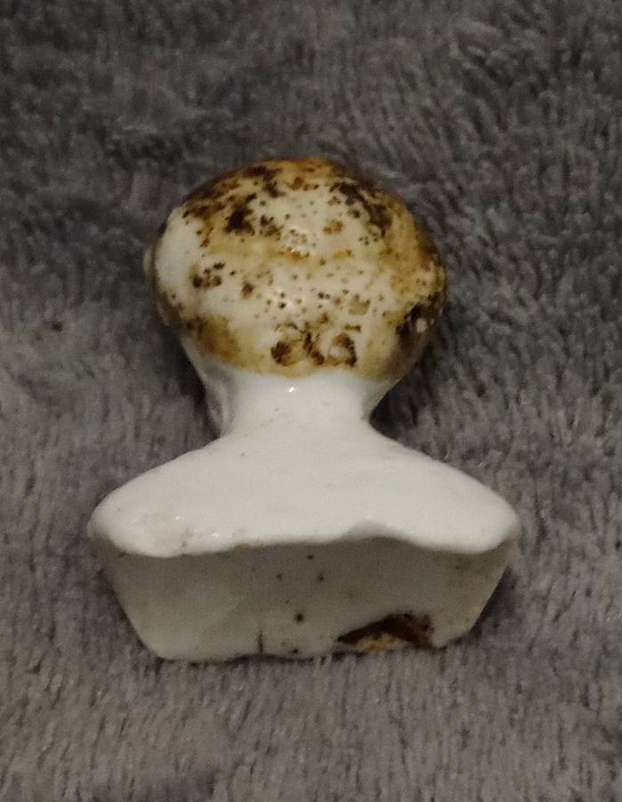 Antique Miniature Shoulder Doll Head Rare item.