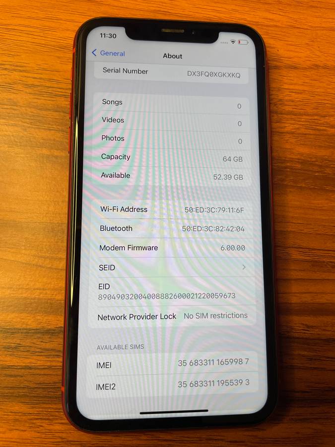 Apple iPhone XR - Red - 64 GB