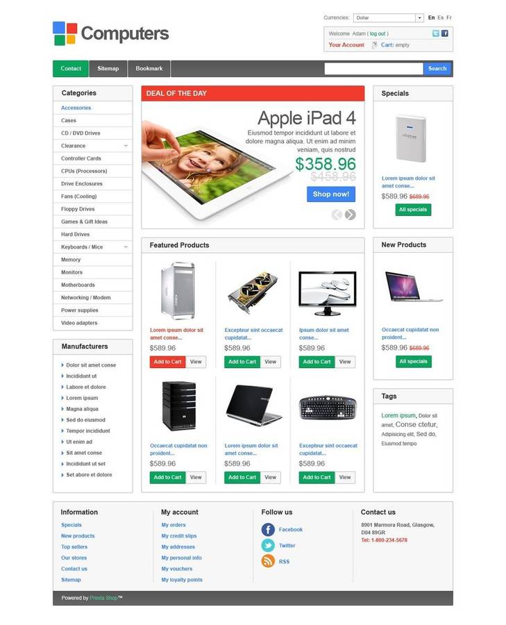 Computer Dropship Business +Company Reg +Website +Products