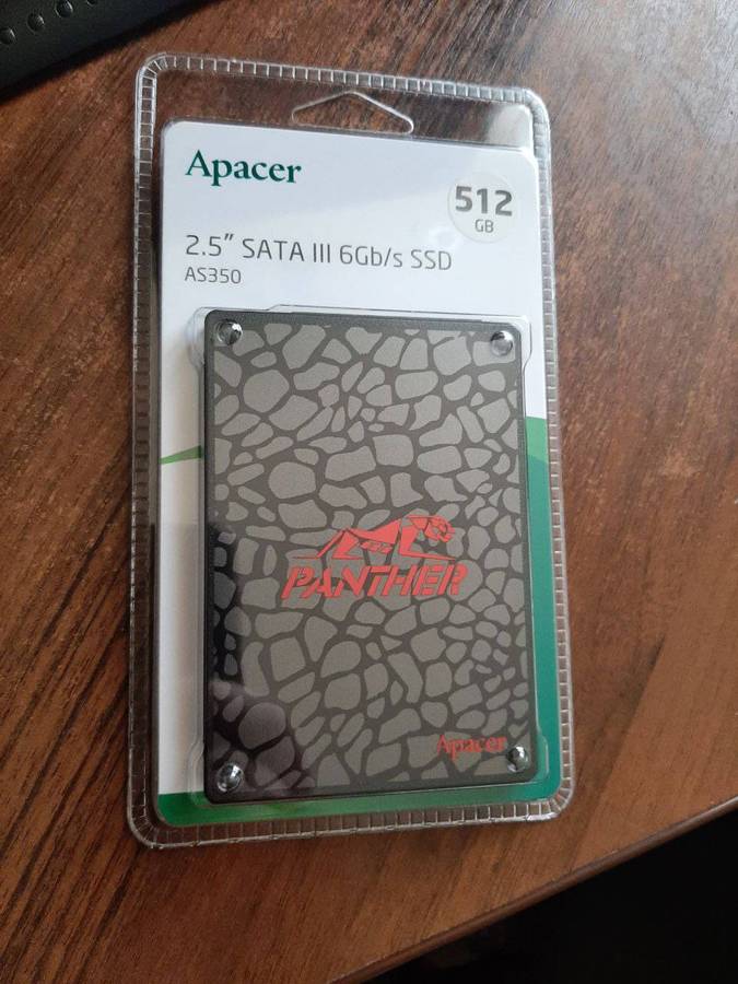 Apacer AS350 Panther 512GB SSD