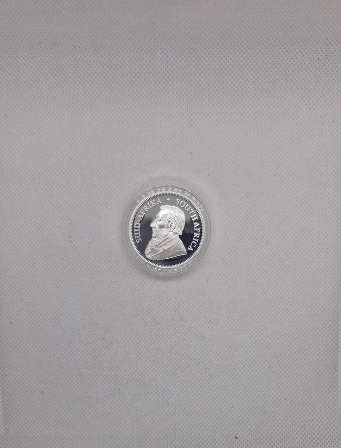 2024 1oz Fine-Silver Krugerrand (Johannesburg coin fare, privy)