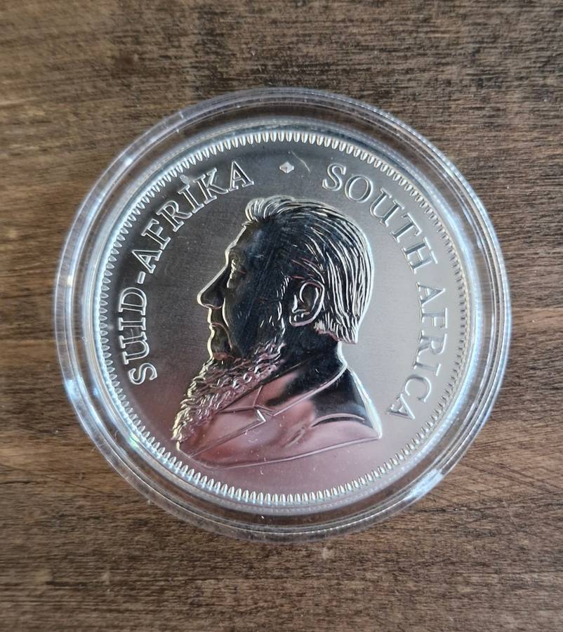 2017 1 oz Fine-silver Krugerrand 50th anniversary (premium uncirculated)