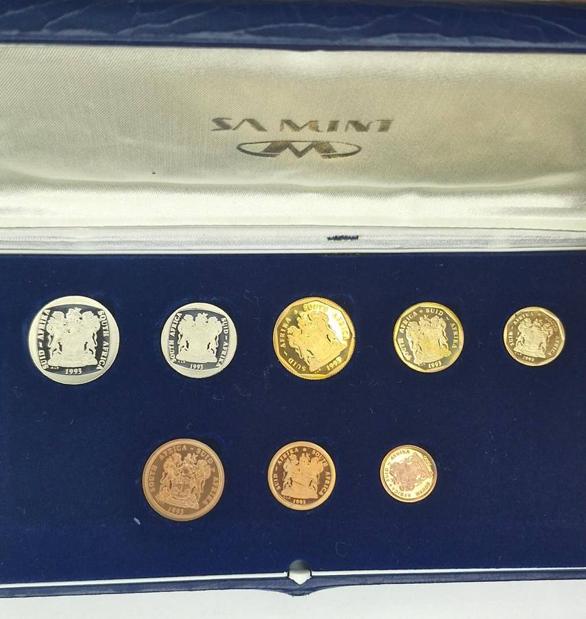 1993 South African Proof Set (Original SA Mint Box)