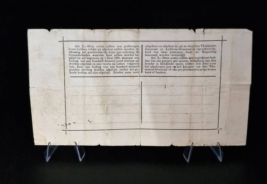 1901 Gouvernments Noot 1 Pound (Pietersburg)