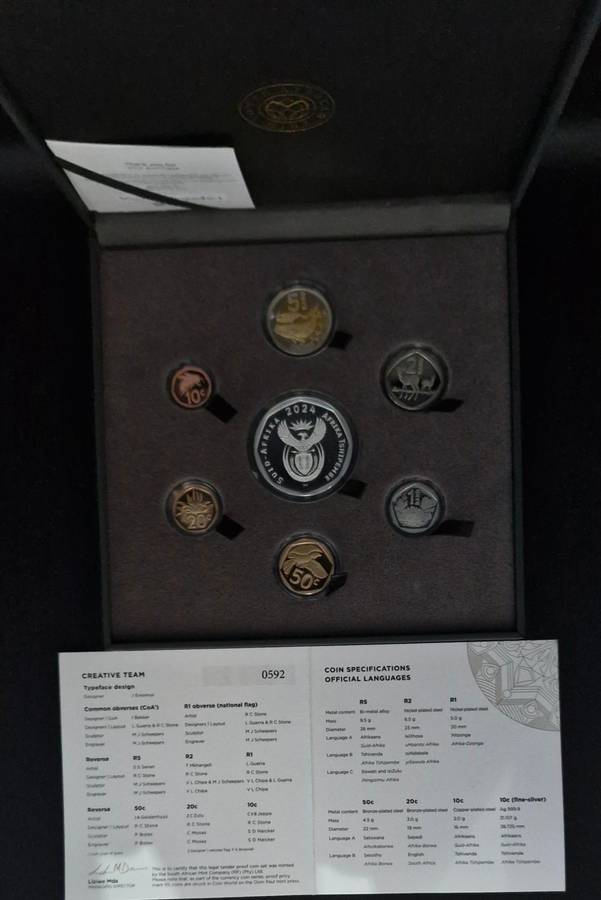 2024 South African Silver Proof Set (SA Mint Box)