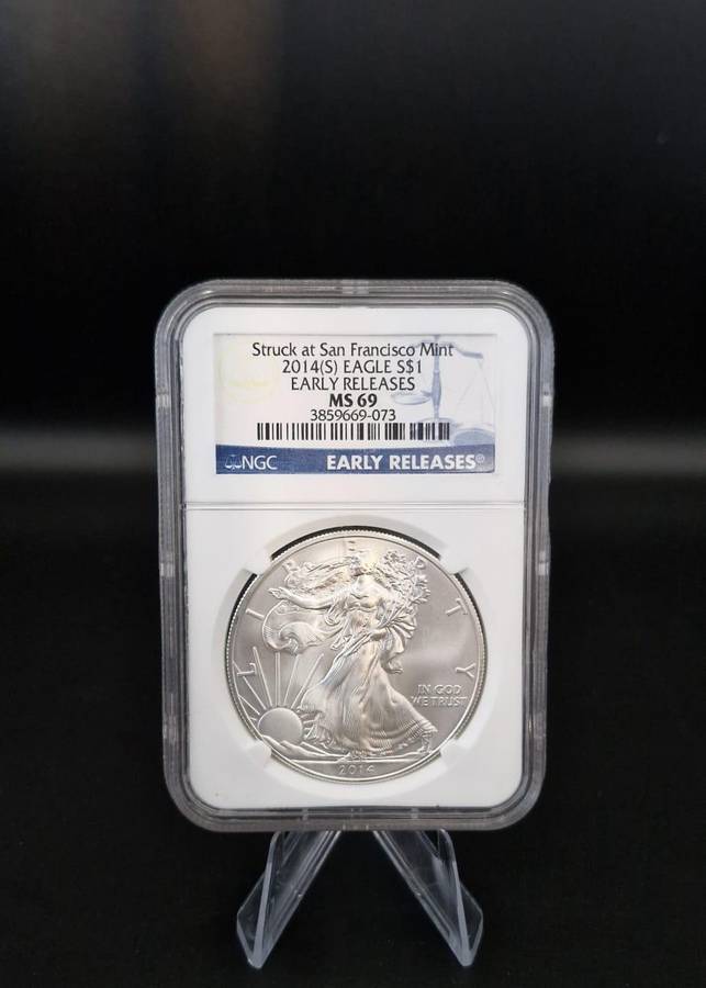 2014 $1 Silver Eagle San Francisco Mint (Early Release MS 69)