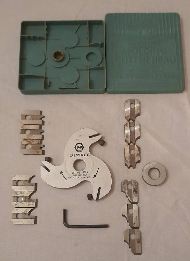 Vintage Dewalt Molding Cutter Head No. R6500
