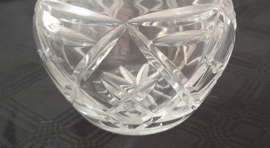 Cut Crystal Vase