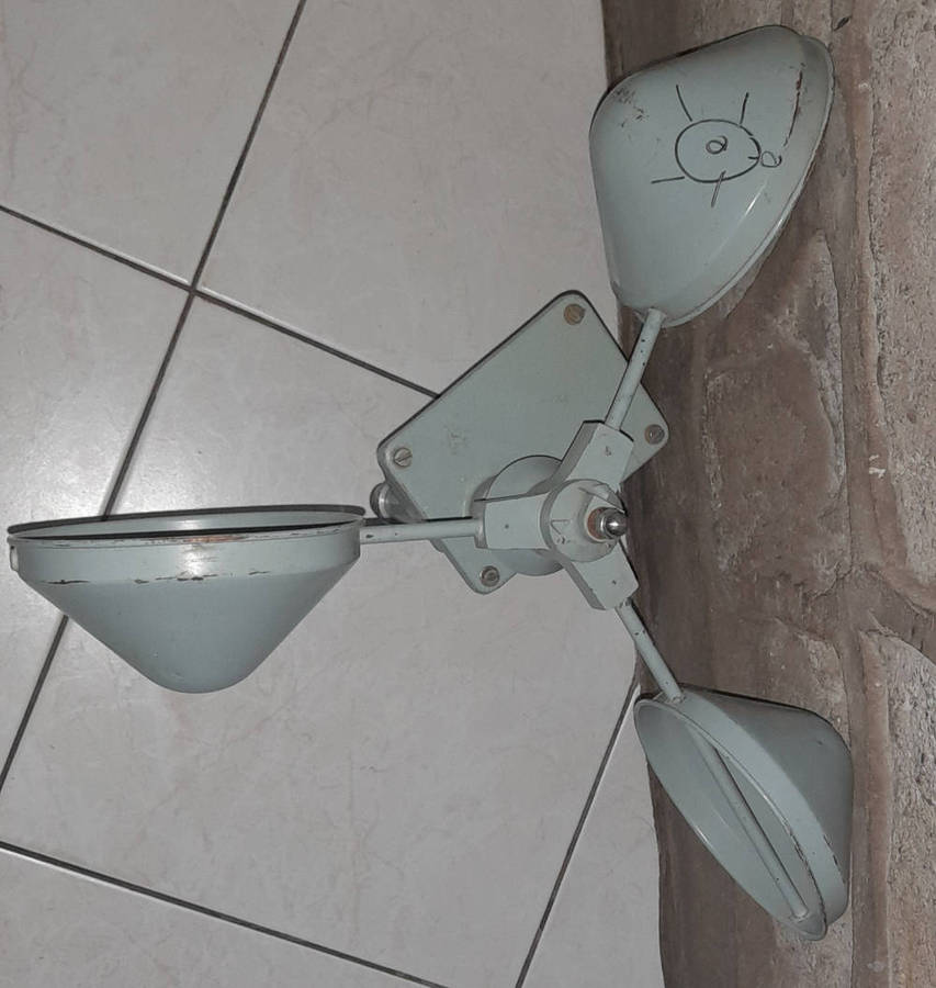 Rare Vintage Casella W1208/2 Counter Three Cup Anemometer No.2792