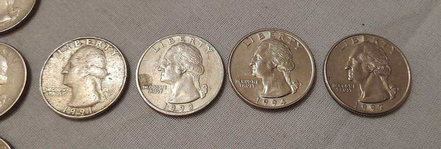 1/4 Dollar "Washington Quarter" Coin Lot