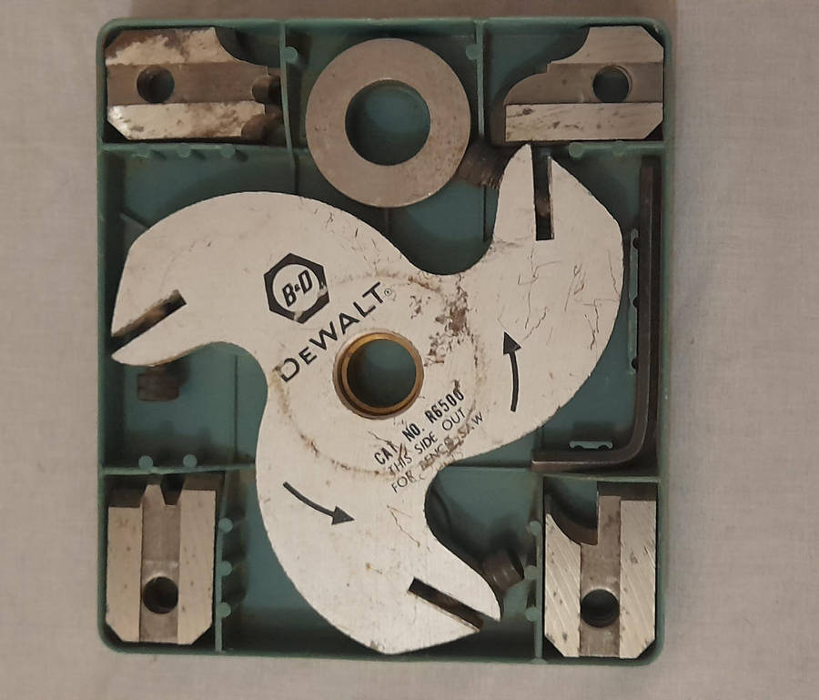 Vintage Dewalt Molding Cutter Head No. R6500