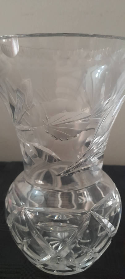 Cut Crystal Vase