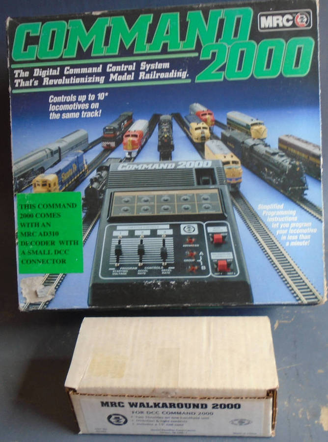 MRC COMMAND 2000 WITH WALKAROUND COMMAND, BOTH BOXED