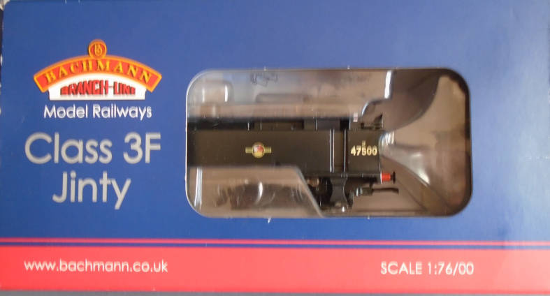 BACHMANN OO SCALE - CLASS 3F JINTY TANK STEAM LOCO, DCC READY, BOXED