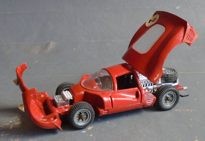 MEBETOYS, MADE IN ITALY 1/43 SCALE - FERRARI P4, BOXED