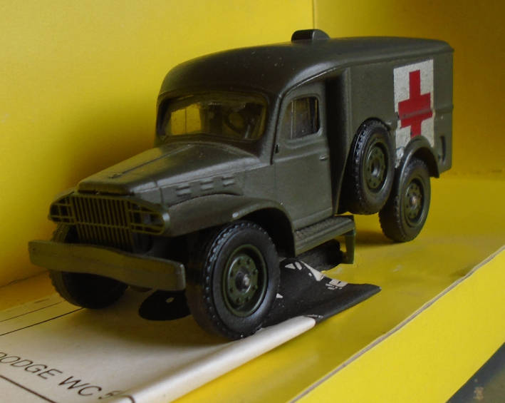 SOLIDO 1/50 SCALE - DODGE AMBULANCE, BOXED