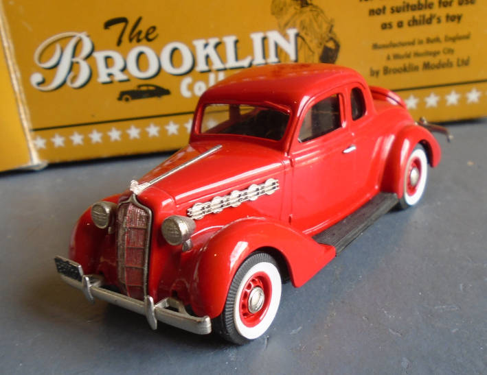 BROOKLIN 1/43 SCALE - 1935 PLYMOUTH 5 WINDOW COUPE  - BOXED