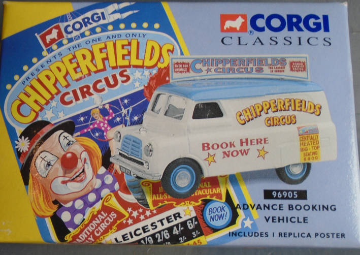 CORGI 1/50 SCALE - ADVANCED BOOKING VEHICLE CHIPPERFIELDS - BOXED